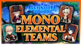 Genshin Impact Is Finally Making Mono Elemental Teams Good