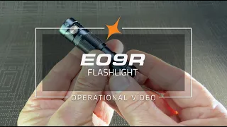 Fenix E09R Flashlight Operational Demo Video