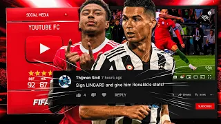 I Let YouTube Comments *TAKEOVER* My Career Mode... (YOU WON'T BELIEVE WHO THEY SIGNED 😂)