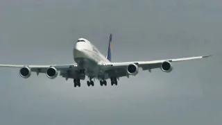 Lufthansa Boeing 747 Go Around at LAX #aviation #planespotting #airplane #airport  #boeing747