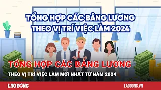 Tổng hợp các bảng lương theo vị trí việc làm mới nhất từ năm 2024 | Báo Lao Động