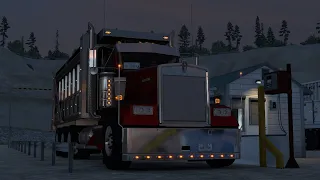 American Truck Simulator- Kenworth w900 Dump Truck- Detroit Diesel 60 series- Local work part 1.