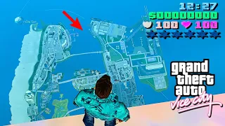 Jumping From Highest Building By Car in GTA Vice City | GTAVC (Secret Place)