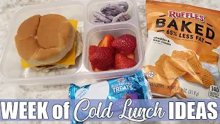 Cold Lunch Ideas for Work or School | August 2020