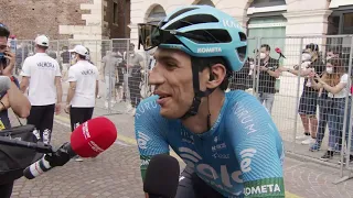 Samuele Rivi - Intervista all'arrivo - Tappa 13 Giro d'Italia 2021