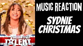 Music Reaction - Sydnie Christmas wins GOLDEN BUZZER with beautiful cover of 'Tomorrow' | BGT 2024