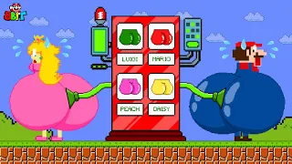 Mario Choosing the IDEAL BUTT from the Vending Machine | Super Mario Bros. Wonder | Game Animation