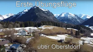 Ein paar Übungsflüge mit der DJI Mini 2 über Oberstdorf