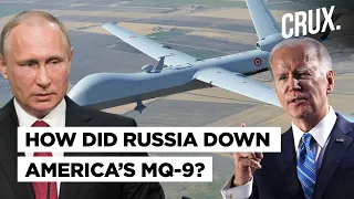 "Quick Maneuvering" Or Russian Su-27 Fuel "Attack" | What Caused US MQ-9 Drone Crash Over Black Sea?