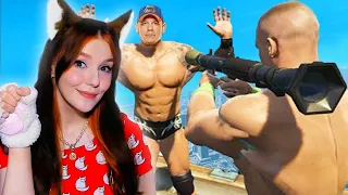 Приколы в GTA 5 | WDF 90 | Не GTA, а WWE gamewadafaq РЕАКЦИЯ