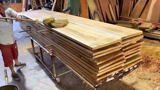 Full Mr.Văn Design Beautiful Wooden Decorate Living Room || Extremely Ingenious Woodworker Skills