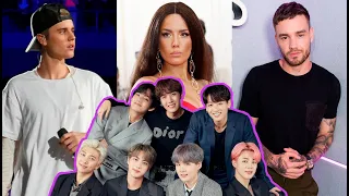 CELEBRITIES that have a 𝐂𝐫𝐮𝐬𝐡 𝐨𝐧 𝐁𝐓𝐒  Members ❤️