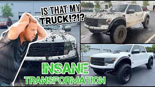 Deep Cleaning A MUDDY Ford Raptor | Best Customer Reaction | Insane Car Detailing Transformation!