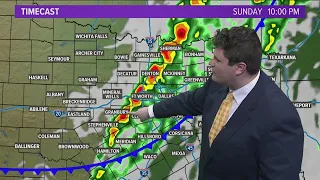 DFW weather: Strong to severe storms possible Sunday evening. Here's the latest