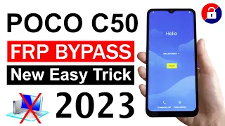 POCO C50 FRP BYPASS ✅ 2023 | NEW Method (Without Pc)