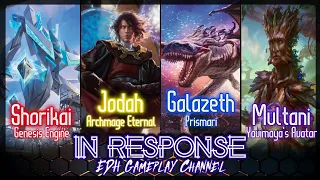 Shorikai vs Jodah vs Galazeth vs Multani: EDH Gameplay