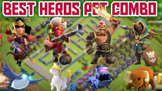 Best Heros and Pet combination , Best Heros Pet pair in Clash of clans Tamil