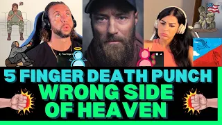 First Time Hearing Five Finger Death Punch - Wrong Side of Heaven Reaction - GREAT SONG, TOUGH MSG!