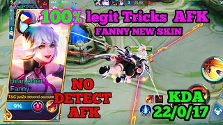 fanny tricks / legit tricks afk fanny / new skin fanny afk tricks / no detect AFK / fanny 2023