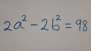 Germany | Math Olympiad | How to solve for "a" and "b" in this Problem