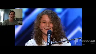 14-Year-Old Dylan Zangwill - "Somebody to Love" by Queen - America's Got Talent 2021 reaction