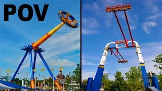 Skyhawk & Maxair On Ride POV Cedar Point