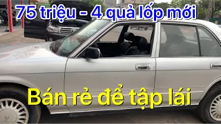 Toyota CROWN 75 triệu. 4 quả lốp mít mới tinh. Điều hoà rét run. Giá 75 triệu. 0358.286.286