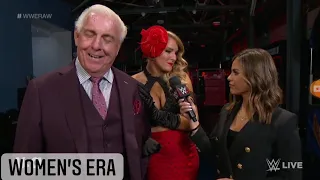 Ric Flair & Lacey Evans Backstage Interview