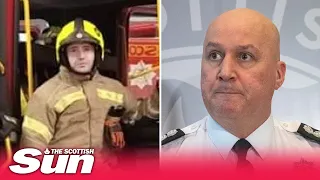 First pic of brave firefighter left fighting for life after tackling Edinburgh Jenners store blaze