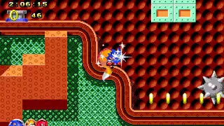 Sonic Classic Heroes glitch - spinning against walls and floors