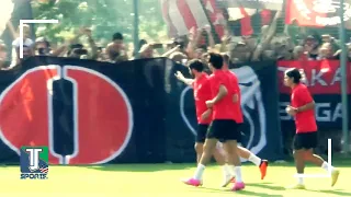 WATCH: AC Milan INCREDIBLE training session TOGETHER with their fans