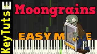 Moongrains (Night Theme) [Plants vs Zombies] - Easy Mode [Piano Tutorial] (Synthesia)