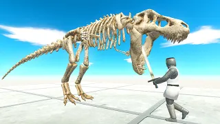 NEW UPDATE SKELETON T-REX VS EVERY UNIT | ANIMAL REVOLT BATTLE SIMULATOR