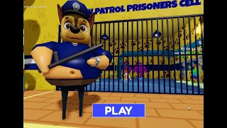 NEW PAW PATROL BARRY'S PRISON RUN! OBBY FULL GAMEPLAY