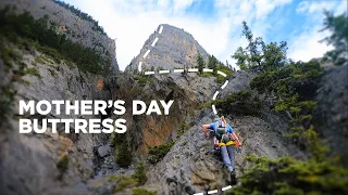 Climbing Mother's Day Buttress (Banff Multipitch)