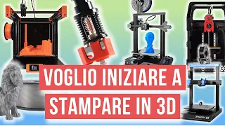 Voglio iniziare a stampare in 3D, cosa devo fare ? Lez. 1/9