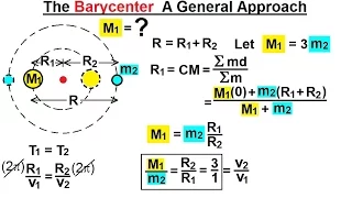 Astrophysics: Binary Star System  (8 of 40) The Barycenter: A General Approach