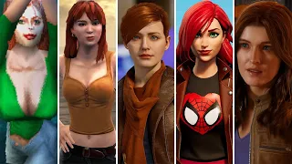 Mary Jane Evolution in Spider-Man Games (2000 - 2023) Marvel's Spider-Man 2