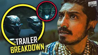 BLACK PANTHER Wakanda Forever Trailer & TV Spots Breakdown | Easter Eggs, Hidden Details & Clips