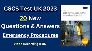 CSCS Test 2023 - 20 New Q&A | CSCS Card UK | CiTB Test UK 2023 | CSCS Test Preparation 2023 | CSCS