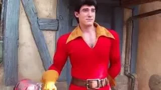 Gaston at Disney Thumb Wrestling