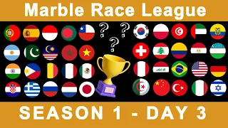 Marble Race League Season 1 DAY 3 Marble Race in Algodoo