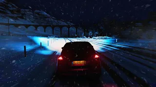 snowfall drive (sad hours)