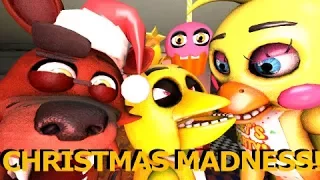 [FNAF SFM] Christmas Madness at Freddy Fazbear's Pizzeria Ft Baby Foxy and My Cupcake Animation