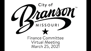 Finance Committee Meeting - 3/25/21