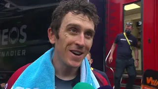 I was cornering worse than my wife! - Geraint Thomas after chaotic time-trial