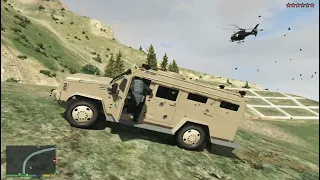 Grand Theft Auto V Trevor Juggernaut Rampage + Ten Star Escape