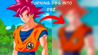 Turning DBS art into the DBZ art style!