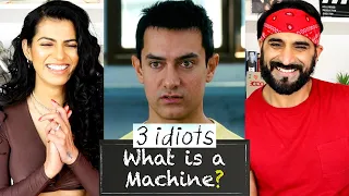 WHAT IS A MACHINE? - Funny scene | 3 Idiots | Aamir Khan | R Madhavan | Sharman Joshi  REACTION!!