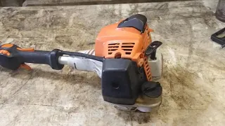 stihl hl 94 k z hedge trimmer loss of power weak muffler cleaning repair